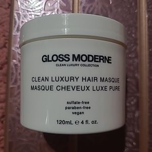 Unisex Gloss Moderne Clean Luxury Hair Masque 4oz 120mL Full Size Jar Mask •NEW